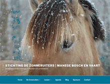 Tablet Screenshot of manegeboschenvaart.nl